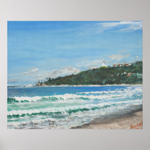 Affiche Byron Bay Australie. 27/11/1998