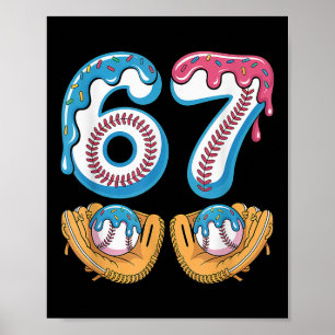 Affiche Bysebyll 67 - Goutte de glace 67 Mème Drôle de Jou