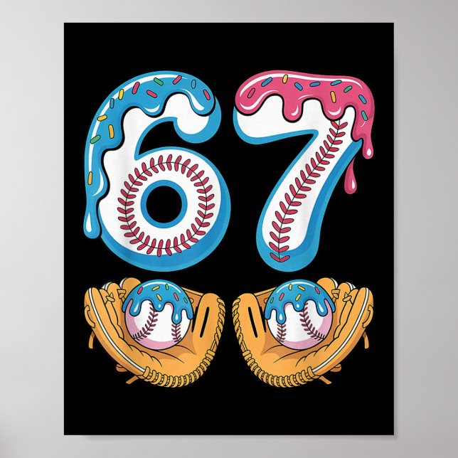 Affiche Bysebyll 67 - Goutte de glace 67 Mème Drôle de Jou (Devant)