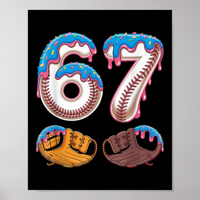 Affiche Bysebyll 67 - Ice Cream Drip 67 Meme Funny Player  (Devant)