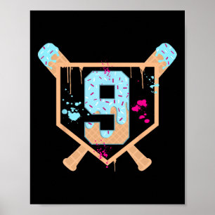 Affiche Bysebyll 9 ans de glace goutte 9e anniversaire Bo