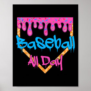 Affiche Bysebyll All Day Drip Home Plate Glace