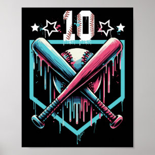 Affiche Bysebyll Drip 10e Anniversaire Garçons Numéro 10 J