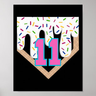Affiche Bysebyll Drip 11e anniversaire Home Plate Garçon J