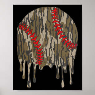 Affiche Bysebyll Drip Camo Garçons Sports Cool Jour de jeu