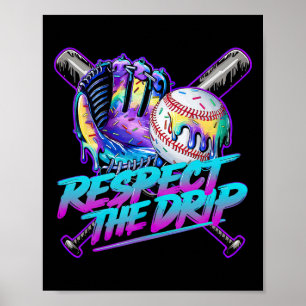 Affiche Bysebyll Drip Glace au Goutte Respecter le Drip