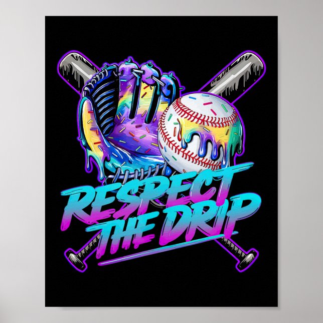 Affiche Bysebyll Drip Glace au Goutte Respecter le Drip  (Devant)