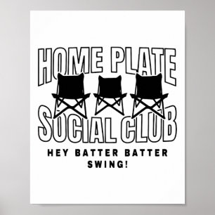 Affiche Bysebyll Fans Home Plate Social Club Jour de Match