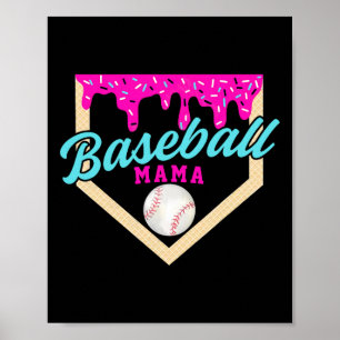 Affiche Bysebyll Mama Home Plate Crème Glacée Drip Avec Sp