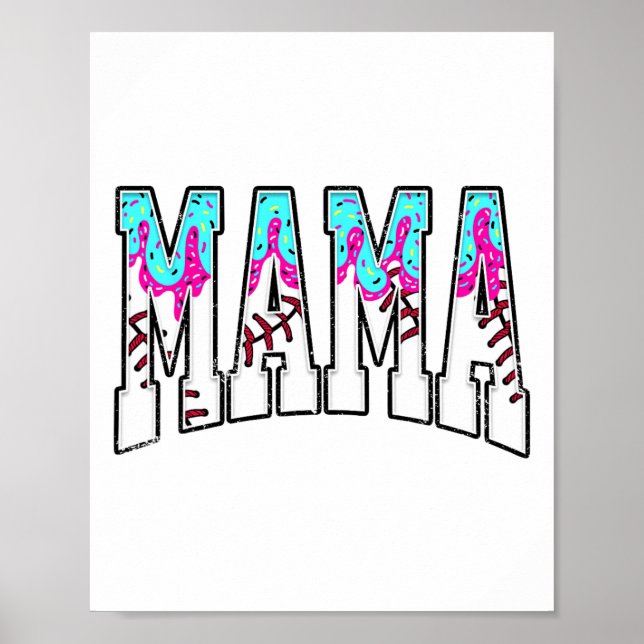 Affiche Bysebyll Mama Ice Cream Driam Avec Des Sauts Byseb (Devant)