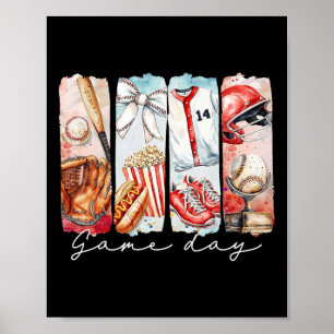 Affiche Bysebyll Maman Coquette Bow Game Day Bysebyll Mama