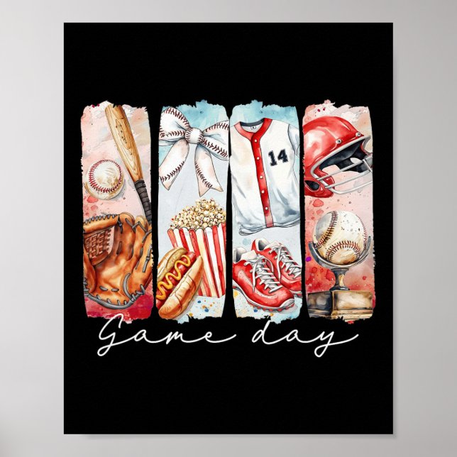 Affiche Bysebyll Maman Coquette Bow Game Day Bysebyll Mama (Devant)
