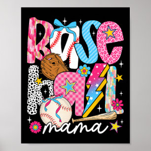 Affiche Bysebyll Maman Coquette Bow Game Day Bysebyll Mama