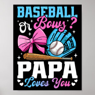 Affiche Bysebyll Or Bows Papa T'aime Drôle Révélation De G