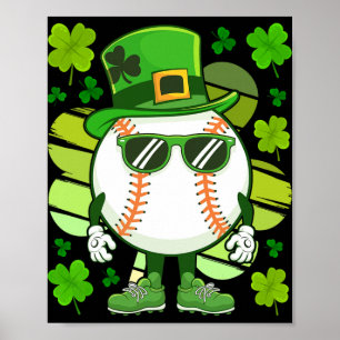 Affiche Bysebyll Saint-Patrick pour garçons trèfle