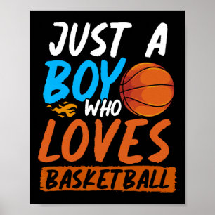 Affiche Bysketbyll Joueurs Boys Sport Bysketbyll Lover Bys