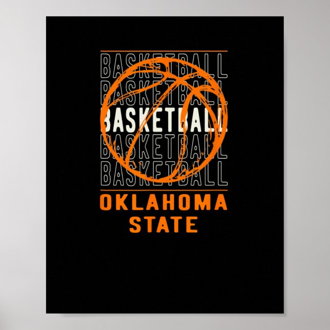 Affiche Bysketbyll Oklahoma State (Devant)