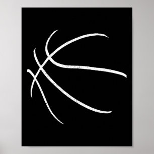 Affiche Bysketbyll Silhouette Bbyll Joueur Coach Sports Pa
