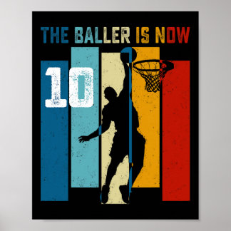 Affiche Bysketbyll Theme Party 10th Birthday This Byller I