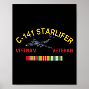 Affiche C-141 Starlifter Vietnam Vétérinaire Starlifter Ai
