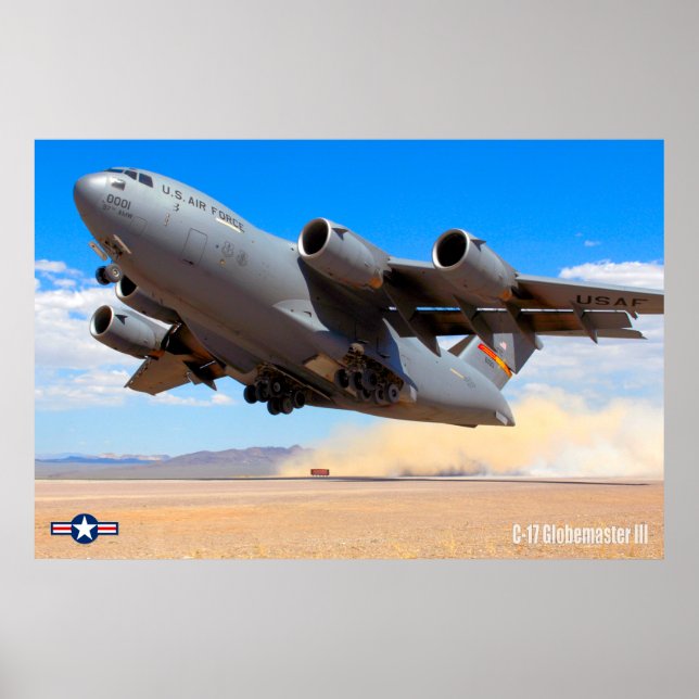 AFFICHE C-17 GLOBEMASTER III (Devant)