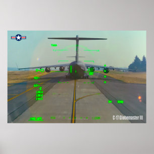 AFFICHE C-17 GLOBEMASTER III