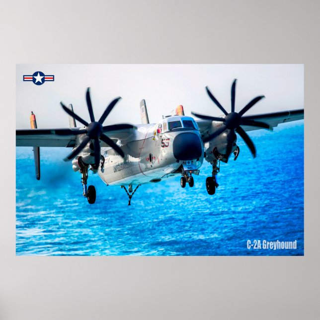 AFFICHE C-2A GREYHOUND (Devant)