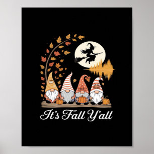 Affiche C’est automne Y’all Gnomes automne automne