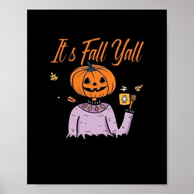 Affiche C’est drôle pour l’automne Y’all (Devant)