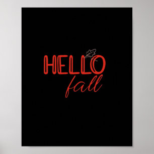 Affiche C’est l’automne Y’all Automne Laisser Design Citro