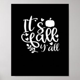 Affiche C’est l’automne Y’all ! Graphique tendance