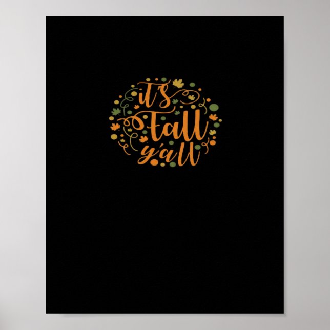 Affiche C’est la mode de l’automne Y’all (Devant)