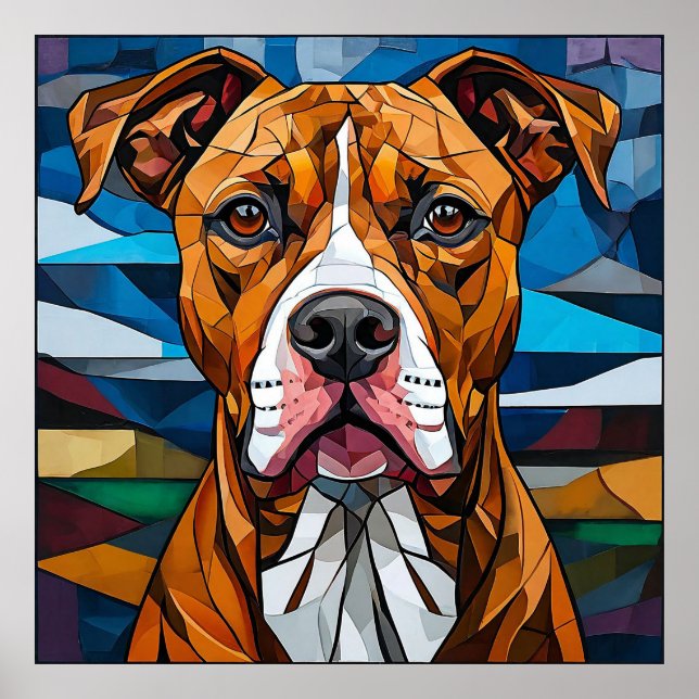 Affiche 🔥 Ca De Bou Chien de Garde Puissant Race Forte (Devant)