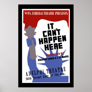 Affiche Ça ne peut pas arriver ici WPA