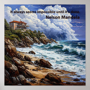 Affiche Ça semble toujours impossible tant que ce n'est pa