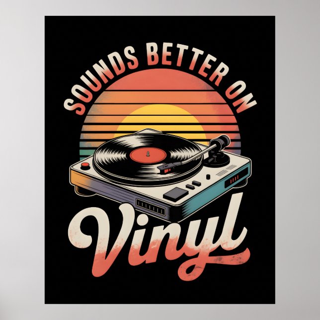 Affiche Ça sonne mieux sur Vinyl (Devant)