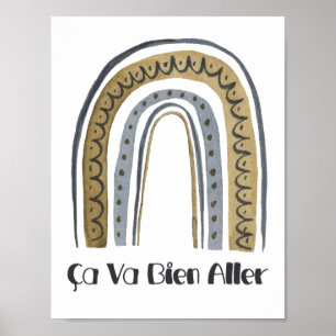 Affiche Ca Va Bien Aller France Canada Québec Montréal