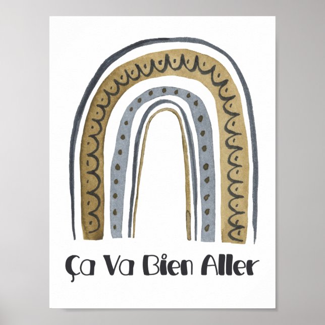 Affiche Ca Va Bien Aller France Canada Québec Montréal (Devant)