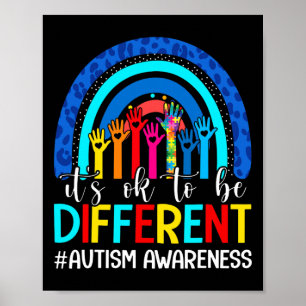 Affiche Ça va être différent Sensibilisation sur l'autisme