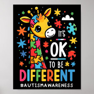 Affiche Ça Va Être Différent Sensibilisation sur l'autisme