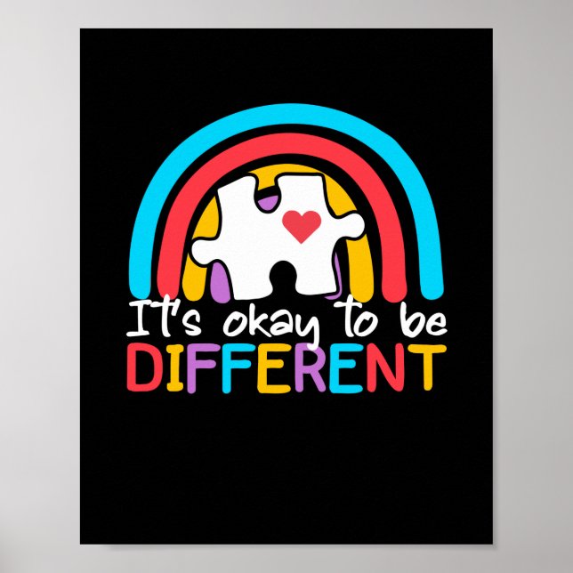 Affiche Ça Va Être Une Sensibilisation sur l'autisme Diffé (Devant)