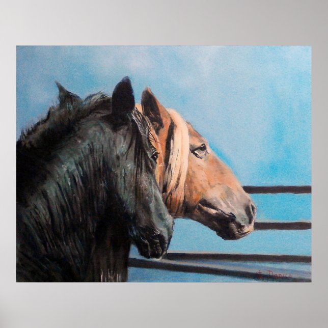 Affiche Caballos/Cabalos/Chevaux (Devant)