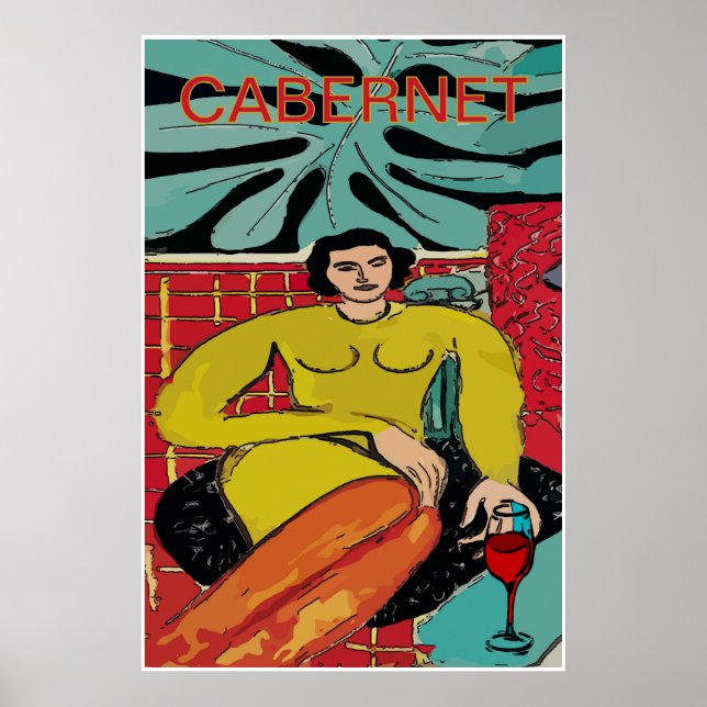Affiche Cabernet Maid, Vin (Devant)