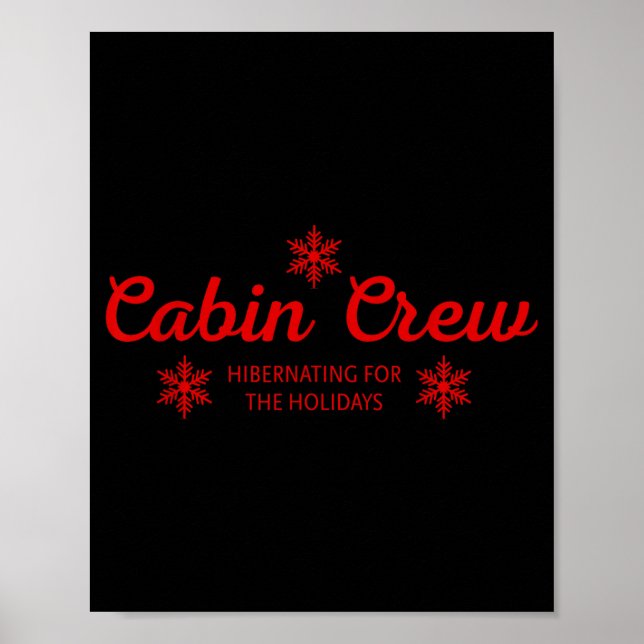 Affiche Cabin Crew Christmas Pjs Family Christmas Pajamas  (Devant)