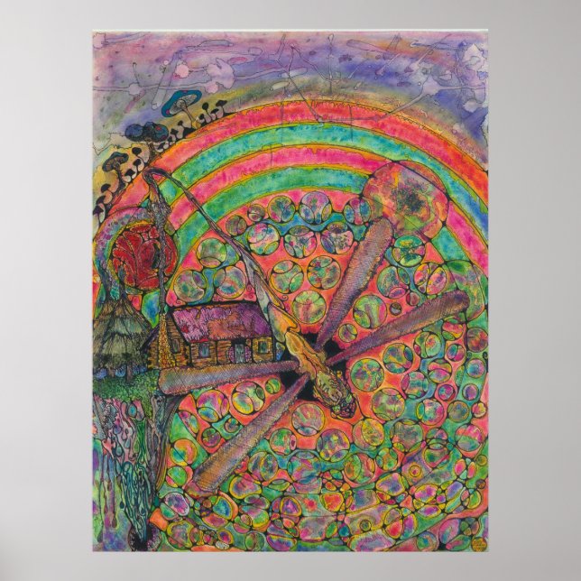 Affiche cabine de dragon (Devant)