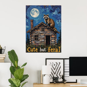 Affiche Cabine Dweller : Une perche nocturne de Raccoon
