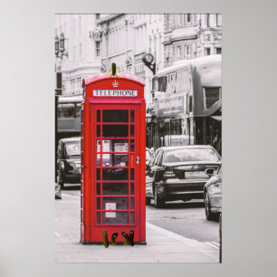 Affiche Cabine Téléphonique de Londres