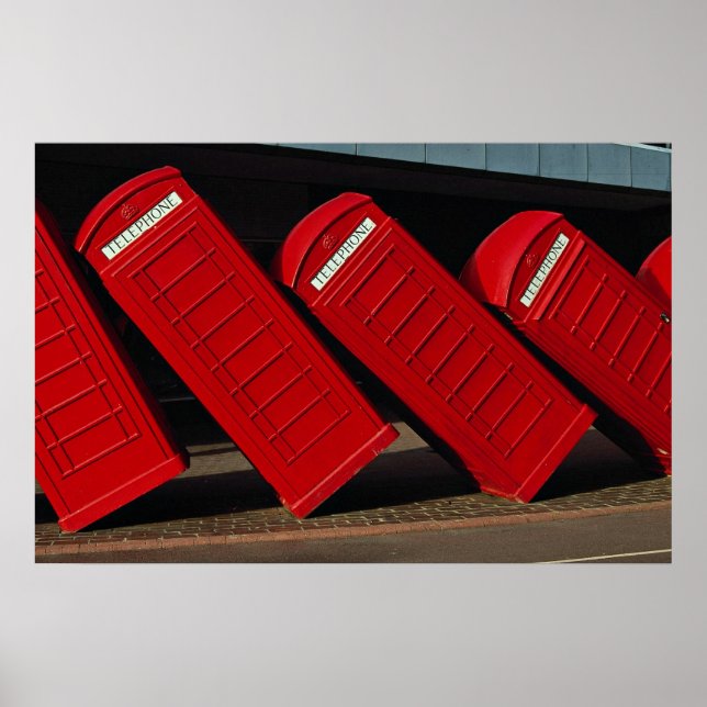 Affiche Cabines téléphoniques de Londres (Devant)