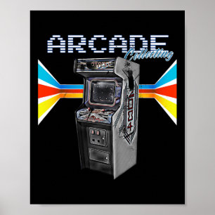 Affiche Cabinet Machine 1970 1980 1990 Video Game