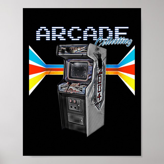 Affiche Cabinet Machine 1970 1980 1990 Video Game (Devant)